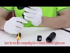 वाई टाइप 3 चैनल 2 3 4 5 पिन वॉटरप्रूफ इलेक्ट्रिकल कनेक्टर आईपी68 250v 16~24a