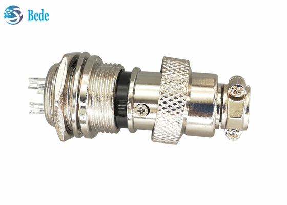 परिपत्र Gx16 3 पिन कनेक्टर प्लग और सॉकेट किट 16MM फ्रंट माउंटिंग