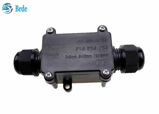 बाहरी उपयोग के लिए 2 3 चैनल 450V वाटरप्रूफ जंक्शन बॉक्स ब्रेकआउट आईपी 68: