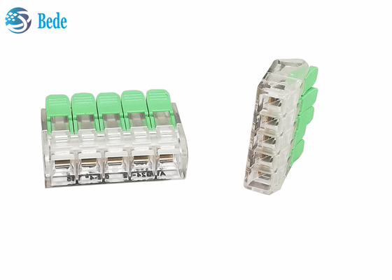 स्प्रिंग लीवर क्विक कनेक्ट टर्मिनल ब्लॉक 5 वे 450V 32A OJ265