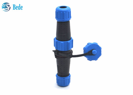 2 3 4 5 6 7 9 पिन M17 वाटरप्रूफ केबल कनेक्टर्स केबल टू केबल डॉकिंग कनेक्टर