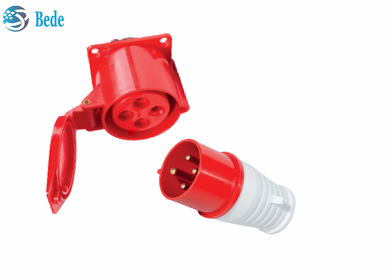 16ए 4पिन औद्योगिक सॉकेट/प्लग वाटरप्रूफ पुरुष महिला कनेक्टर 380-415V