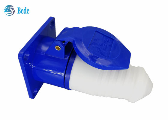 3 पिन औद्योगिक प्लग और सॉकेट किट पैनल माउंटेड प्रकार वाटरप्रूफ IP44 220-250V 16A