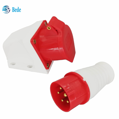 कमांडो कनेक्टर प्लग और सॉकेट IEC 60309 380-415V 16Amp वॉल माउंटिंग प्रकार
