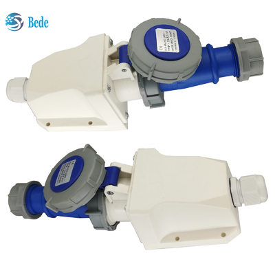 IP67 उच्च धारा प्लग और सॉकेट 32Amp 220~250V OEM/ODM के साथ