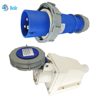 IP67 उच्च धारा प्लग और सॉकेट 32Amp 220~250V OEM/ODM के साथ