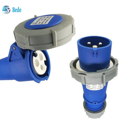 सिंगल फेज 3पिन इंडस्ट्रियल प्लग सॉकेट - मानक ICE60309 220~250V 32Amp के साथ