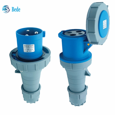 OEM/ODM औद्योगिक प्लग और सॉकेट युग्मक विश्वसनीय और कुशल 63A / 125A 3 पिन