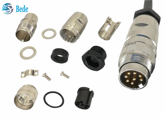 परिपत्र 8PIN AISG कनेक्टर Amphenol C485 जलरोधक कनेक्टर