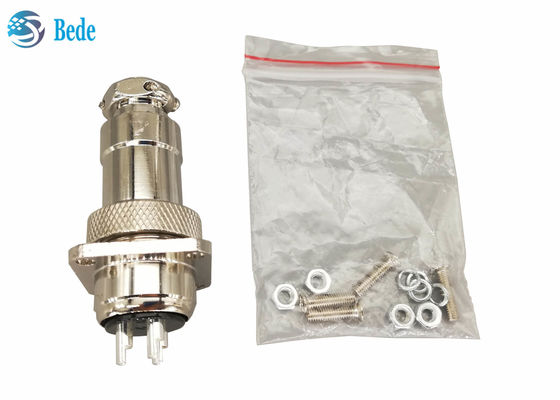 पैनल माउंट सर्कुलर 9 पिन - 2 पिन विमानन कनेक्टर वर्ग निकला हुआ किनारा के साथ GX20 M19 पुरुष महिला सेट