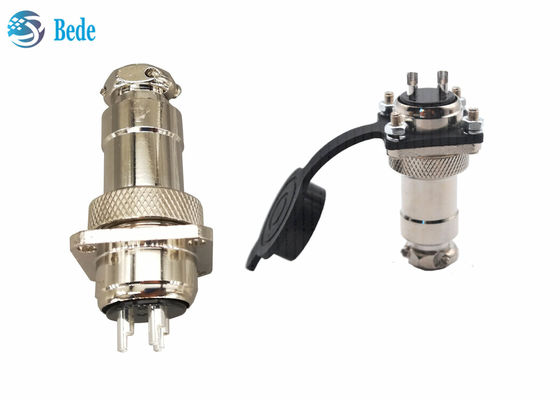 स्क्वायर फ्लैंज Gx20 कनेक्टर M19 पुरुष महिला सेट 10 12 14 15 पिन