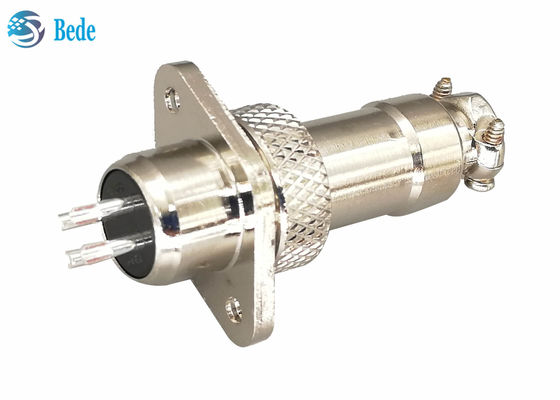 वाटरप्रूफ IP67 Gx12 एविएशन कनेक्टर डॉकिंग स्टाइल 2 पिन 3A 200V