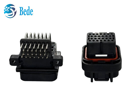 AMP 3-1437290-7 26-पिन सुपरसील ऑटोमोटिव ECU कनेक्टर 3-स्लॉट 9-6437287-8