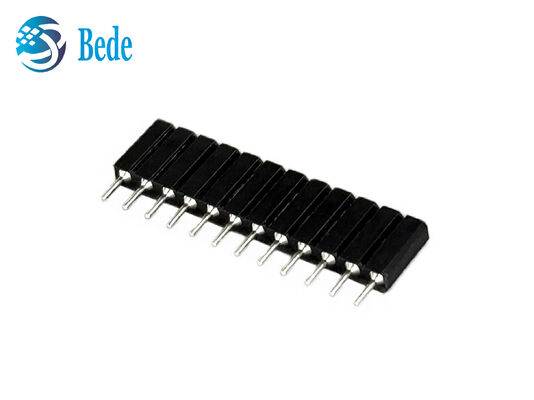 1x12Pin 2.54mm पिच सिंगल रो स्ट्रेट हेडर महिला SIP सॉकेट