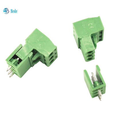 2EDGK-5.08 सीधी पिन पीसीबी हेडर पीसीबी टर्मिनल ब्लॉक ग्रीन 2~24 पिन 320V 15A